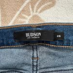 Hudson Jeans Hudson Barbara Super Skinny Jeans Raw Hem High Rise‎ Denim Size 26 Photo 12