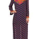 Trina Turk 💕💕 Beaded Tyler Kaftan Dress ~ Geometric Design XS NWT Photo 2