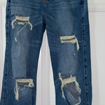 Hollister Ultra High Rise Vintage Straight Jeans W26 L27 Distressed Ripped Denim Photo 0
