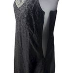 Y2K Allure Velvet & Satin Black Shimmer Slip Dress Fairygoth Dark Romantic S Photo 9