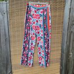 Gypsies & Moondust  bohemian Floral Print wide leg Pants size L Photo 1