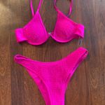 SheIn Pink Triangle Bikini Photo 0