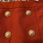 Balmain  Red Button Skirt size FR 40 Photo 2