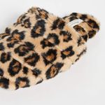 Madewell NWOT  The Scuff Slipper Leopard Faux Fur 6 M Photo 3