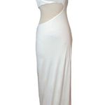 Auteur Clem Cutout Dress in White Large New Womens Long Maxi Gown Photo 4