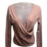 Leith NWT Ribbed Surplice Top Photo 1