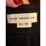 Good American ‎ Jeans Women 10 Black Denim High Rise Good Waist Crossover Waist Photo 6