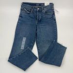Old Navy High Rise Slim Jeans with Frayed Hem Photo 0