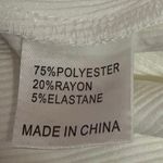 Princess Polly White Ribbed Knit Short Sleeve Crew Neck T Shirt Tee Crop Top 4 Photo 3