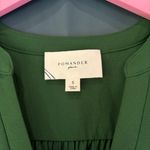 Pomander Place Kenzo Hunter Green Crepe Dress Photo 4