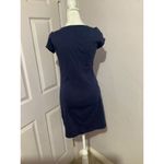 Lilly Pulitzer Navy Blue Pima Cotton Brewster T-Shirt Dress Size XSmall Photo 2