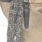 Coach Crosby Mini Carryall in Metallic Gold Leather Handbag Tote Photo 2