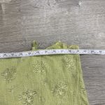 Cider V-NECK FLORAL TIE FRONT BOW LACE RUFFLE HEM CROP CAMI TOP 1X Photo 2