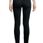 MOTHER HIGH WAISTED LOOKER IN BLACKBIRD HI RISE SKINNY FULL LENGTH DARK WASH Black Size 23 Photo 11