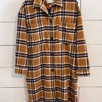 Active USA Wool Blend Plaid Jacquard Long Shirt Jacket Shacket. Size Medium. NWT Photo 4