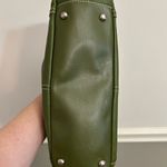 Sophia Caperelli Green Leather Silver Tone Hardware Shoulder Bag Purse Photo 9