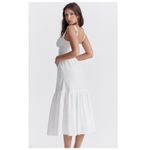 House Of CB  Elia Floral Stretch Cotton Blend Corset Sundress Size Small Photo 5