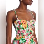 Farm Rio NEW Floral Sketch White Midi Dress Size M Photo 2