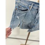 BLANK NYC Womens Denim Jean Shorts 100% Cotton Button Fly Distressed Torn Size 31 Photo 5
