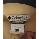 Columbia  Women's Fleece Jacket Full Zip Yellow‎ Mock Neck Long Sleeve Size L Photo 3