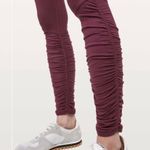 Lululemon Ready To Rulu Tight Leggings in Maroon SZ 10 Photo 2