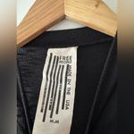 Free People  We The Free Long Tank Top Ribbed Racerback Womens Sleeveless Black Photo 3