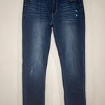KanCan stretch mid rise skinny jeans minor distressing 11/29 Blue Photo 1