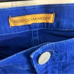Rebecca Minkoff  royal blue slim denim bleeker size 30 waist preppy designer Photo 11