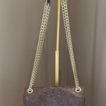Michael Kors Brown Python Snakeskin & Gold Chain Crossbody Shoulder Bag Photo 0