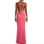 Katie May Winnipeg One Shoulder Ruched Knit Gown in Coral Size Large Photo 9