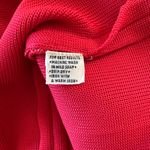 Vintage ‘70s Dorce Bright Red Button Front Collared Cardigan Sweater Size L Photo 7