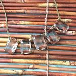 J.Crew  Rectangular Glass Gem Statement Necklace Photo 2