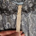 Bailey 44 Sheer Lined Off-The-Shoulder Silk Snake Print Top Women's Size Small Photo 7