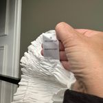 DO+BE  White Ruched Cropped Tank Medium Photo 3