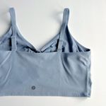 Athleta [] Cottage Blue Cinch Longline Bra Yoga Barre Powervita Workout Size 1X Photo 5