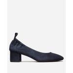 Everlane  NWOB The Day Heel Suede Block Heel Pumps‎ Navy Blue Shoes 5.5 Photo 4