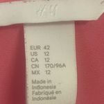H&M  Pink Notched Collar Buttoned Blouse Photo 2