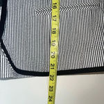 Pendleton  Blazer White Black Striped Button 100% Cotton Petite Photo 7