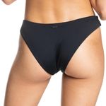 Roxy NWT  Solid Beach Classics Regular High Leg Bikini Bottom,‎ Anthracite Photo 2