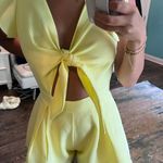 Lucy in the Sky yellow romper Photo 4