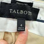 Talbots Freeport Tan Wide Leg Trouser Dress Pants Womens 4 Classic Office Work Photo 7