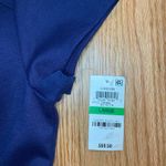 Maison Jules Blu Notte Fit & Flare Blue Pleated Mini Dress Womens Large Photo 6