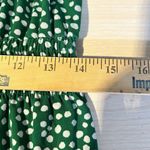 Enfocus Studio  14 Tiered Smocked Green Cottagecore Countrycore Drop Waist Dress Photo 8