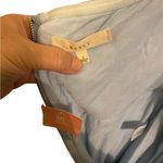 Mable Miss Lola Light Blue Ruched Off Shoulder Mini Dress Soft Girl Coquette Size L Photo 9