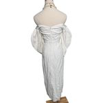 Mara Hoffman + Net Sustain Leonara puff sleeve midi dress white size 00 Photo 8