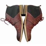 Franco Sarto Halix Burgundy Distressed Leather Chukka Boot Black Cherry Size 5 Photo 13
