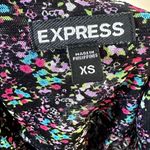 EXPRESS Tulle Floral Top - Size: Extra Small Photo 1