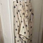 House of Harlow 1960 Cream and Black Patterned Pants Size L Photo 9