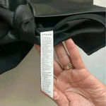 Spanx Leather Like Combo Shapewear Fitted Sheath Midi Dress in Black Size M NWT Photo 11