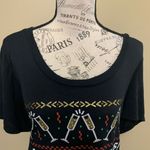 Fifth Sun Semi Sheer Holiday Short Sleeve T-Shirt Photo 4